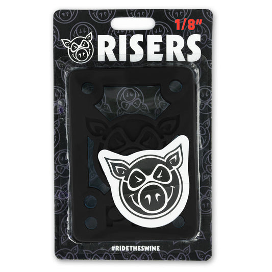 1/8" HARD RISER BLACK