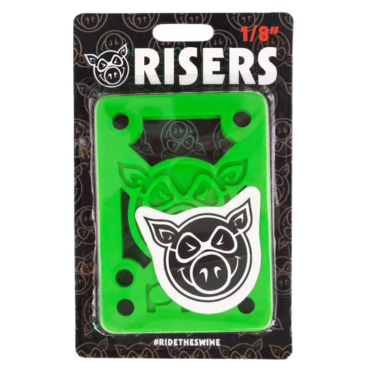 1/8" HARD RISERS GREEN