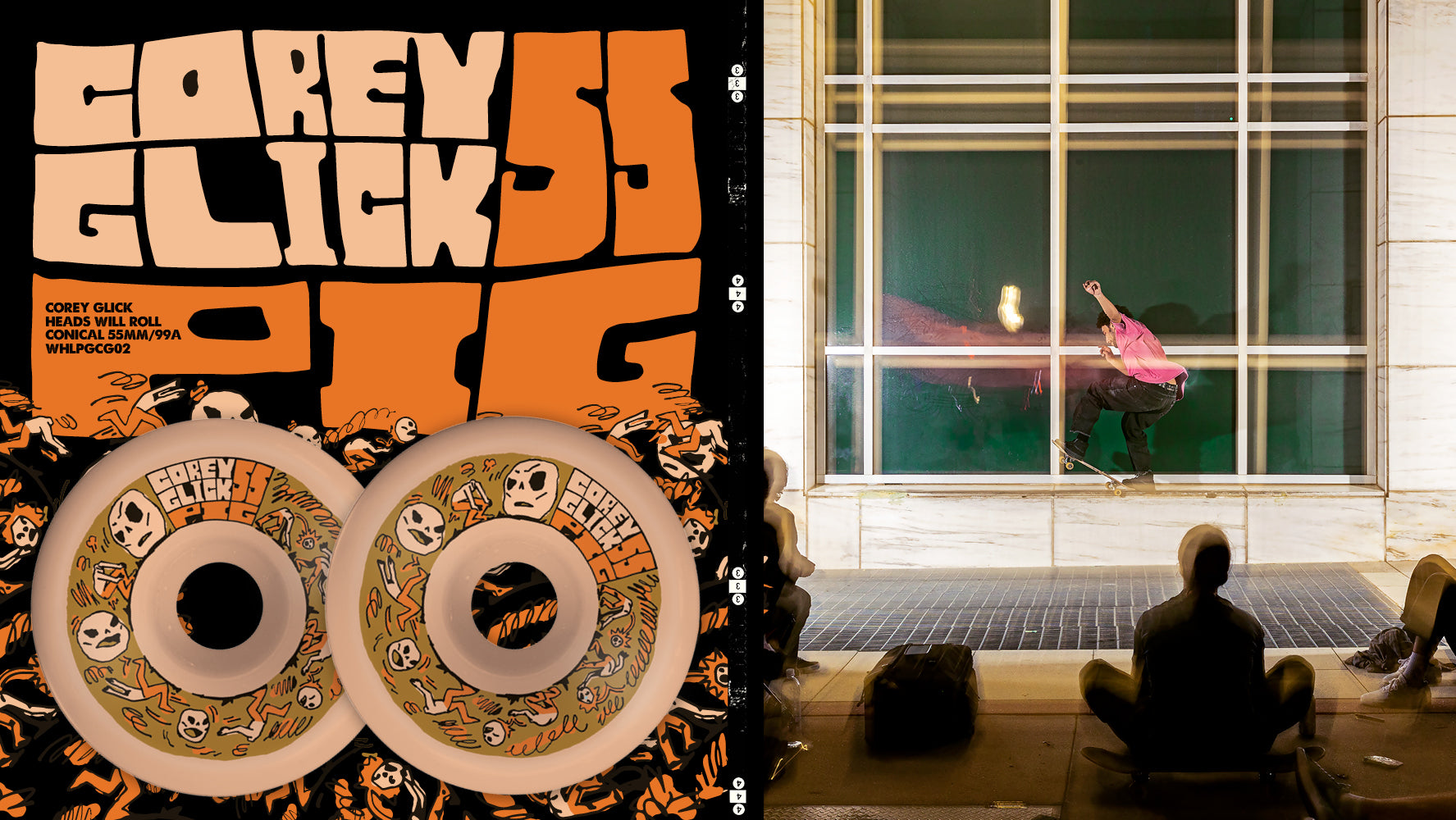 COREY GLICK HEADS 55MM 99A – Pig Wheels